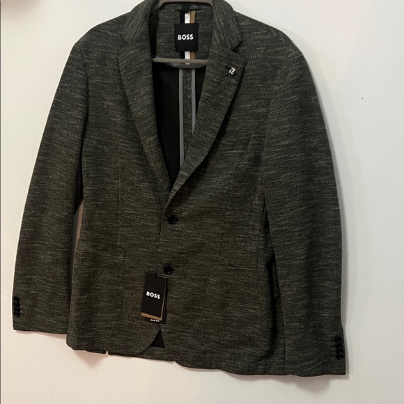 Boss Other - NWT Boss Hugo Boss Italian soft construction jersey slim fit sports coat sz 38 R